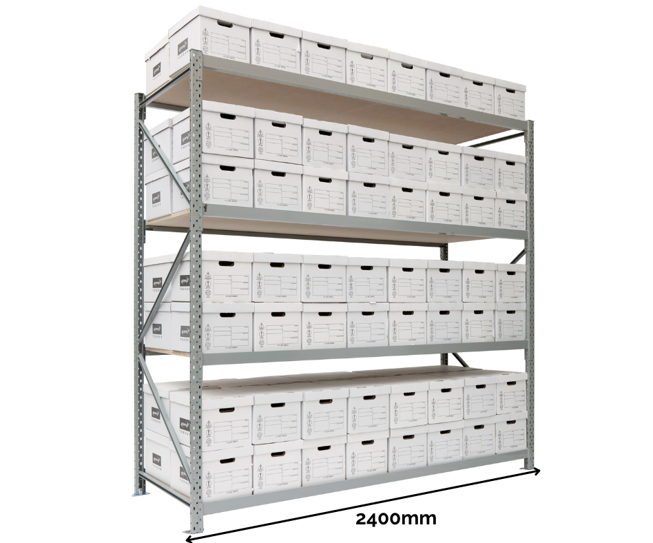 2400m Wide Longspan Racking details
